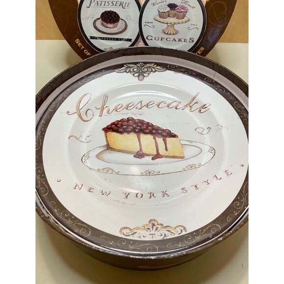 Oneida Angela Staehling Salad / Dessert Plates "Sweets" Set of 4 w/ Box - Picture 4 of 8